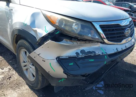 2011 Kia Sportage Lx from USA, damaged, VIN KNDPBCA24B7013564